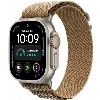 Apple Watch Ultra 4 49 мм, Natural Titanium Desert Alpine Loop M