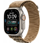 Apple Watch Ultra 4 49 мм, Natural Titanium Desert Alpine Loop M