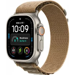 Apple Watch Ultra 4 49 мм, Natural Titanium Desert Alpine Loop M