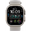 Apple Watch Ultra 4 49 мм, Natural Titanium Translucent Gray Ocean Band