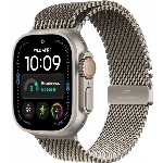 Apple Watch Ultra 4 49 мм, Natural Titanium Natural Milanese Loop M