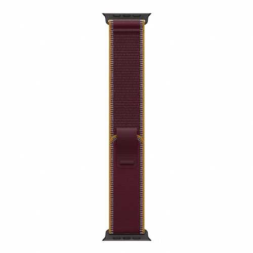 Apple Watch Ultra 4 49 мм, Black Titanium Burgundy Trail Loop M/L