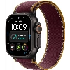 Apple Watch Ultra 4 49 мм, Black Titanium Burgundy Trail Loop M/L