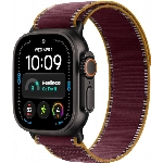Apple Watch Ultra 4 49 мм, Black Titanium Burgundy Trail Loop M/L