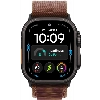 Apple Watch Ultra 4 49 мм, Black Titanium Burgundy Alpine Loop M