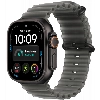 Apple Watch Ultra 4 49 мм, Black Titanium Translucent Black Ocean Band