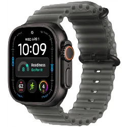 Apple Watch Ultra 4 49 мм, Black Titanium Translucent Black Ocean Band