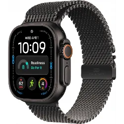 Apple Watch Ultra 4 49 мм, Black Titanium Black Milanese Loop L