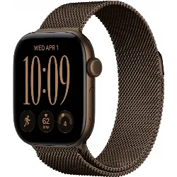 Умные часы Apple Watch Series 12 42 мм, GPS, Dark Bronze Aluminum, Dark Bronze Milanese Loop, S/M