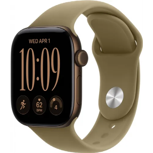 Умные часы Apple Watch Series 12 42 мм, GPS, Dark Bronze Aluminum, Olive Sport Band, M/L