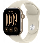 Умные часы Apple Watch Series 12 46 мм, GPS, Light Gold Aluminum, Sand Sport Band, M/L