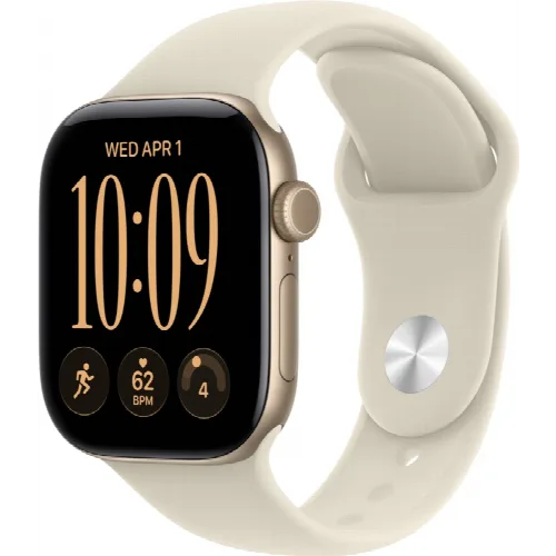 Умные часы Apple Watch Series 12 42 мм, GPS, Light Gold Aluminum, Sand Sport Band, M/L