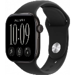 Умные часы Apple Watch Series 12 46 мм, GPS, Black Aluminum, Black Sport Band, M/L