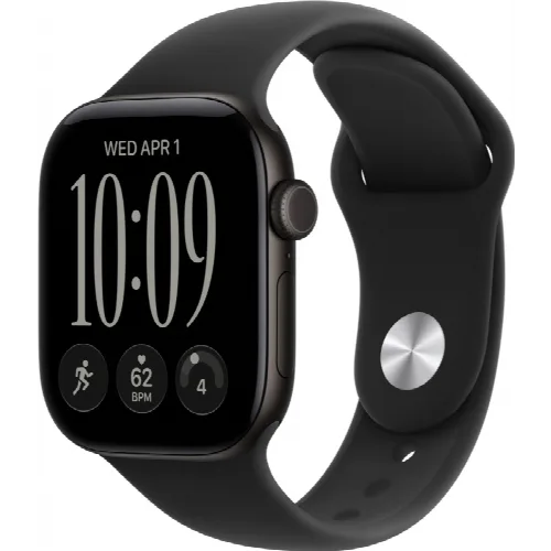 Умные часы Apple Watch Series 12 42 мм, GPS, Black Aluminum, Black Sport Band, M/L