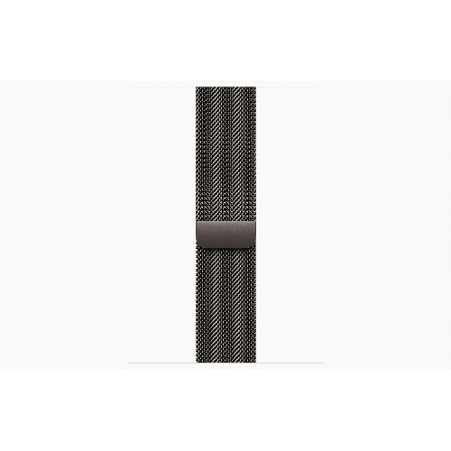 Apple Watch Series 11 46 мм, M/L, Natural Titanium Case, Slate Milanese Loop