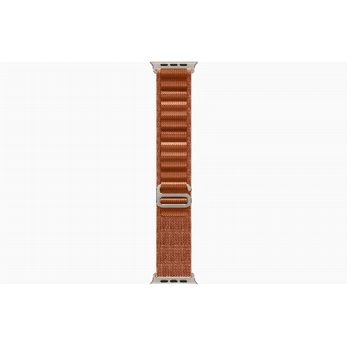 Apple Watch Ultra 3 49 мм, Natural Titanium Case with Terra Cotta Alpine Loop S