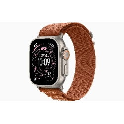 Apple Watch Ultra 3 49 мм, Natural Titanium Case with Terra Cotta Alpine Loop S