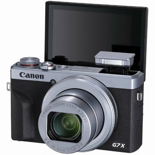 Canon PowerShot G7X Mark III, Silver, серебристый