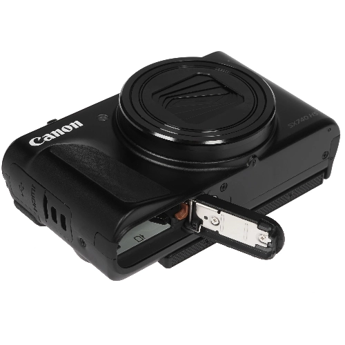 Canon SX740 PowerShot, black, Черный