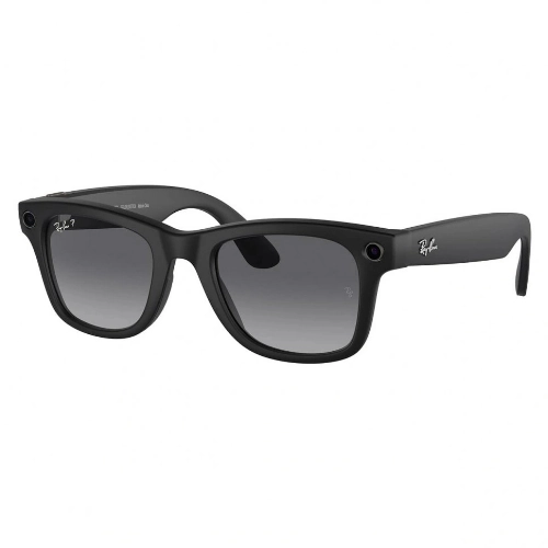 Ray-Ban Gen 2 Wayfarer Matte Black Gradient Graphite, 150 50 Size