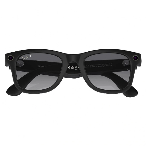 Ray-Ban Gen 2 Wayfarer Matte Black Gradient Graphite, 150 50 Size