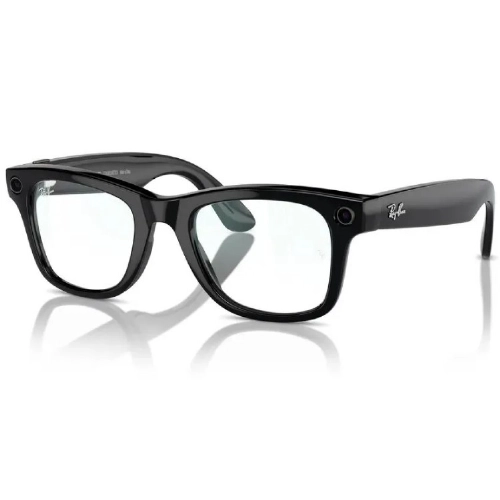 Ray-Ban Gen 2 Wayfarer Matte Black Clear, 155 53 Size