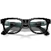 Ray-Ban Gen 2 Wayfarer Matte Black Clear, 155 53 Size