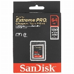 Карта памяти SanDisk Extreme PRO CFexpress CFexpress Card Type B 64 ГБ [SDCFE-064G-GN4NN]