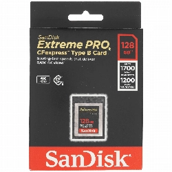 Карта памяти SanDisk Extreme PRO CFexpress CFexpress Card Type B 128 ГБ [SDCFE-128G-GN4NN]