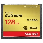 Карта памяти SanDisk 128GB Extreme CompactFlash Memory Card UDMA 7 Speed Up to 120MB/s (SDCFXSB-128G-G46)