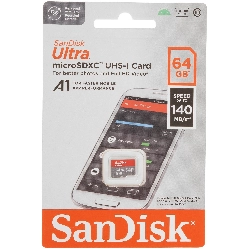 Карта памяти SanDisk Ultra microSDXC 64 ГБ [SDSQUAB-064G-GN6MN]