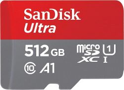 Карта памяти SanDisk Ultra microSDXC 512 ГБ [SDSQUAC-512G-GN6MN]
