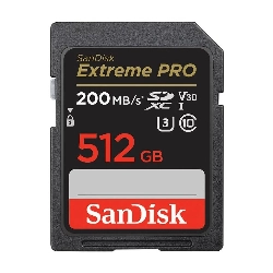 Карта памяти SanDisk 512GB SDXC Extreme PRO UHS-I (200R/140W) (SDSDXXD-512G)