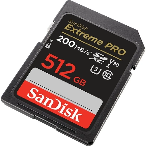 SanDisk 512GB SDXC Extreme PRO UHS-I (200R/140W) (SDSDXXD-512G)