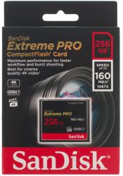  Карта памяти SanDisk Extreme Pro Compact Flash 256 ГБ [SDCFXPS-256G-X46]
