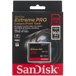  Карта памяти SanDisk Extreme Pro Compact Flash 256 ГБ [SDCFXPS-256G-X46]