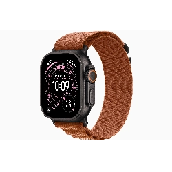 Apple Watch Ultra 3 49 мм, Black Titanium Case with Terra Cotta Alpine Loop M