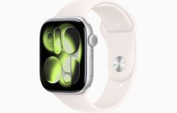 Умные часы Apple Watch Series 11 42 мм, S/M, Silver Aluminum Case, Light Blush Sport Band