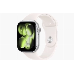 Умные часы Apple Watch Series 11 42 мм, S/M, Silver Aluminum Case, Light Blush Sport Band