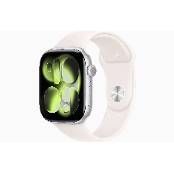 Умные часы Apple Watch Series 11 42 мм, S/M, Silver Aluminum Case, Light Blush Sport Band