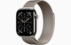 Умные часы Apple Watch Series 11 42 мм, Natural Titanium Case, Milanese Loop Natural