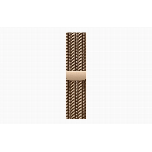 Apple Watch Series 11 42 мм, Gold Titanium Case, Milanese Loop Gold