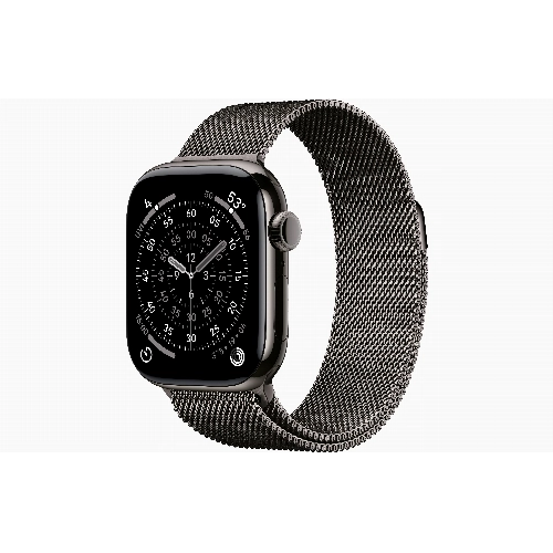 Apple Watch Series 11 42 мм, Slate Titanium Case, Milanese Loop Slate