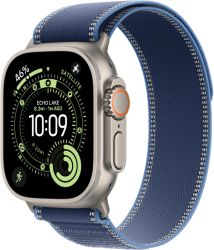 Apple Watch Ultra 3 49 мм, Titanium Case with Bright Blue Trail Loop M/L