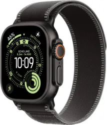 Apple Watch Ultra 3 49 мм, Black Titanium Case with Black/Charcoal Trail Loop S/M