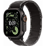 Apple Watch Ultra 3 49 мм, Black Titanium Case with Black/Charcoal Trail Loop M/L