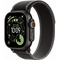 Apple Watch Ultra 3 49 мм, Black Titanium Case with Black/Charcoal Trail Loop M/L