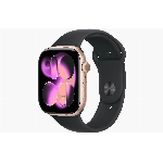 Умные часы Apple Watch Series 11 46 мм, M/L, Rose Gold Aluminum Case, Black Sport Band