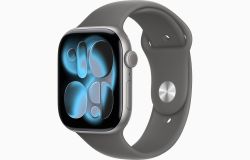 Умные часы Apple Watch Series 11 46 мм, S/M, Space Gray Aluminum Case, Stone Gray Sport Band
