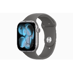 Умные часы Apple Watch Series 11 46 мм, S/M, Space Gray Aluminum Case, Stone Gray Sport Band
